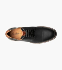 'Florsheim' Men's Norwalk Cap Toe Oxford - Black -Shoes Specialty Store 06 1024x1024@2x
