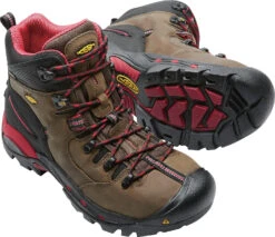 'Keen Utility' Men's 6" Pittsburgh WP Steel Toe - Bison Brown / Red / Black -Shoes Specialty Store 1007024 PPS large 1024x1024@2x