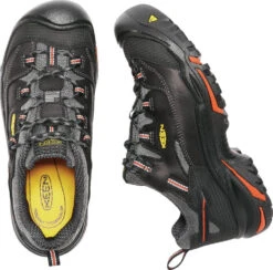 'Keen Utility' Men's Braddock Low Steel Toe - Black / Grey / Orange -Shoes Specialty Store 1011244 PLD med 1024x1024@2x