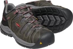 'Keen Utility' Women's Flint II EH Steel Toe - Magnet / Rose -Shoes Specialty Store 1023232 PPS large 1024x1024@2x