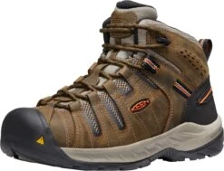 'Keen Utility' Men's Flint II Mid EH Soft Toe - Cascade Brown / Burnt Ochre 13 'Keen Utility' Men's Flint II Mid EH Soft Toe - Cascade Brown / Burnt Ochre -Shoes Specialty Store 1023242 F3Q large 1024x1024@2x