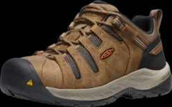 'Keen Utility' Men's Flint II EH Steel Toe - Shitake / Rust -Shoes Specialty Store 1023268 F3Q med 1024x1024@2x