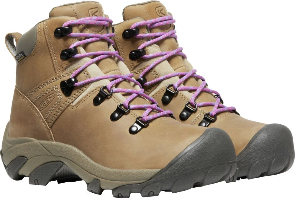 'Keen Outdoor' Women's Pyrenees WP Mid Hiker - Safari / English Lavender 6 'Keen Outdoor' Women's Pyrenees WP Mid Hiker - Safari / English Lavender - Image 4