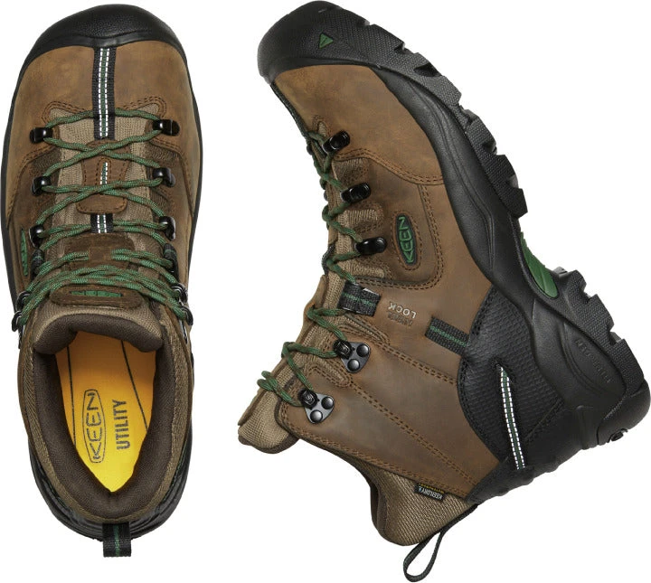 'Keen Utility' Men's 6" Pittsburgh EH WP Steel Toe - Cascade Brown / Greener Pastures 4 'Keen Utility' Men's 6" Pittsburgh EH WP Steel Toe - Cascade Brown / Greener Pastures - Image 2
