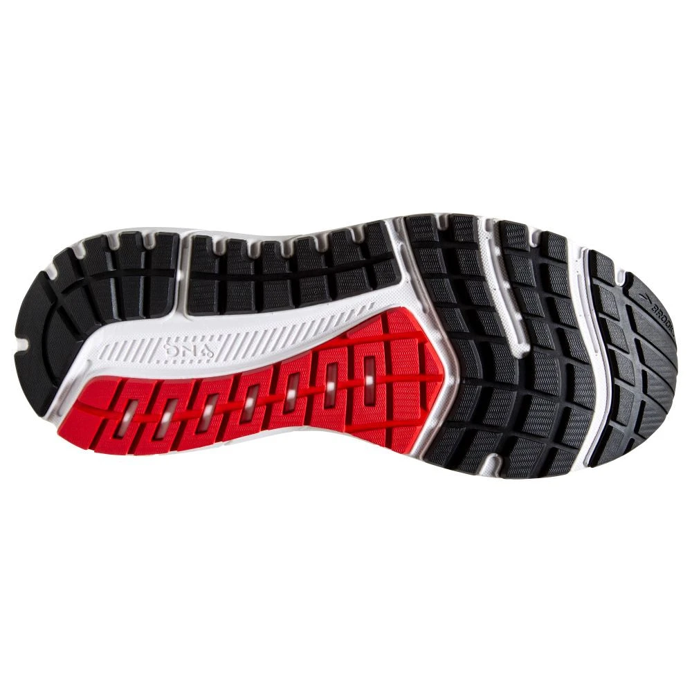'Brooks' Men's Beast 20 - Pearl / Black / Red 5 'Brooks' Men's Beast 20 - Pearl / Black / Red - Image 3