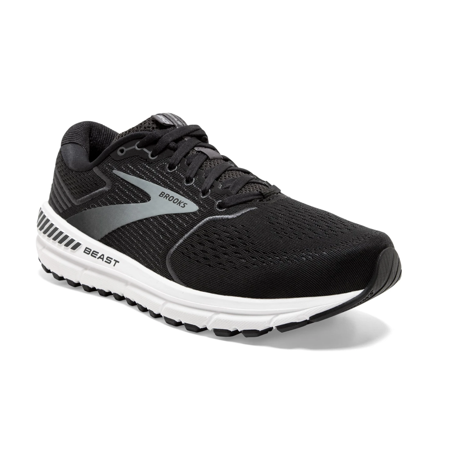 'Brooks' Men's Beast 20 - Black / Ebony / Grey 4 'Brooks' Men's Beast 20 - Black / Ebony / Grey - Image 2