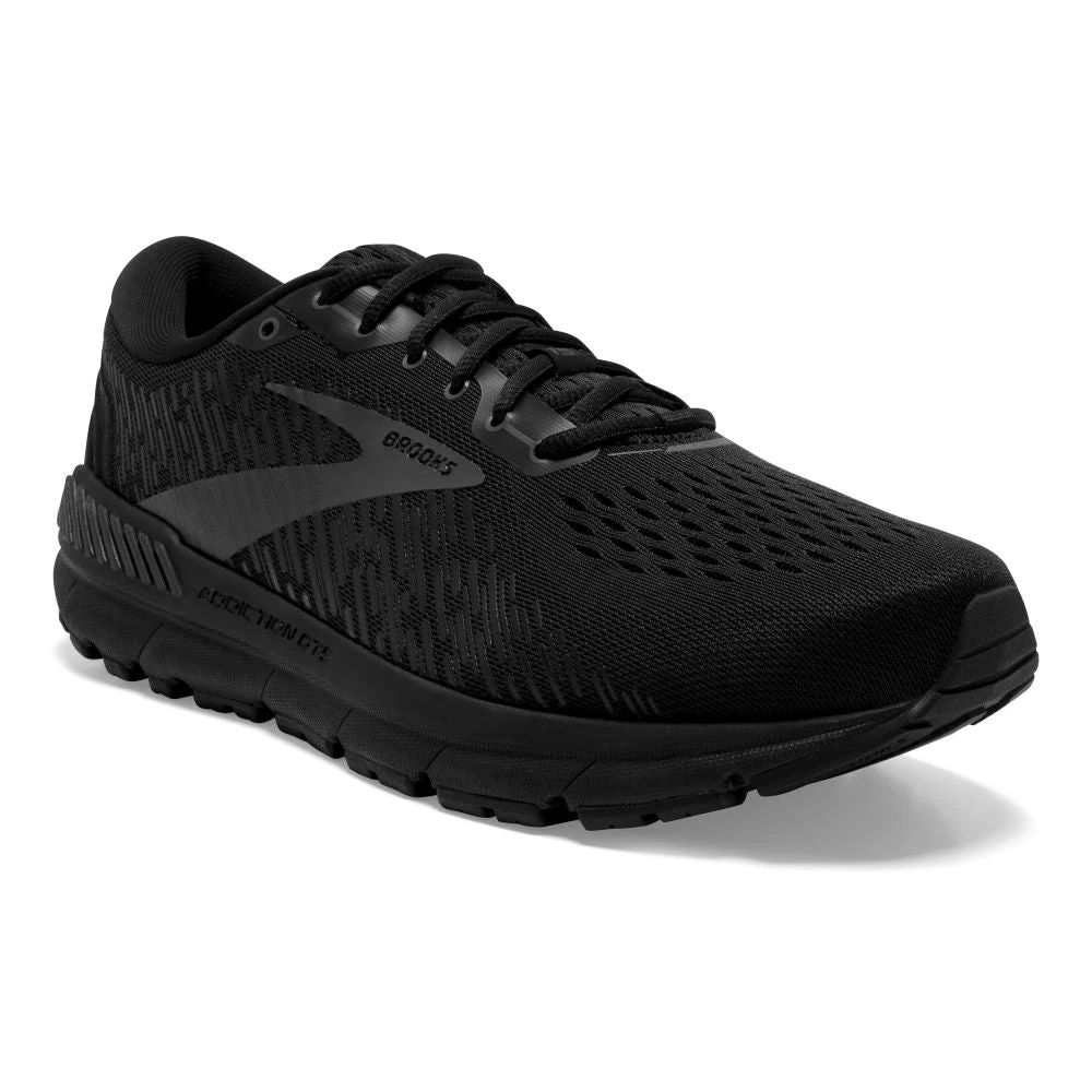 'Brooks' Men's Addiction GTS 15 - Black / Black / Ebony 4 'Brooks' Men's Addiction GTS 15 - Black / Black / Ebony - Image 2