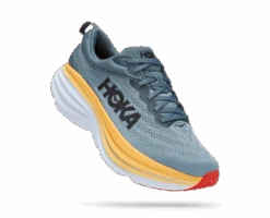 'HOKA' Men's Bondi 8 - Goblin Blue / Mountain Spring (Wide)
