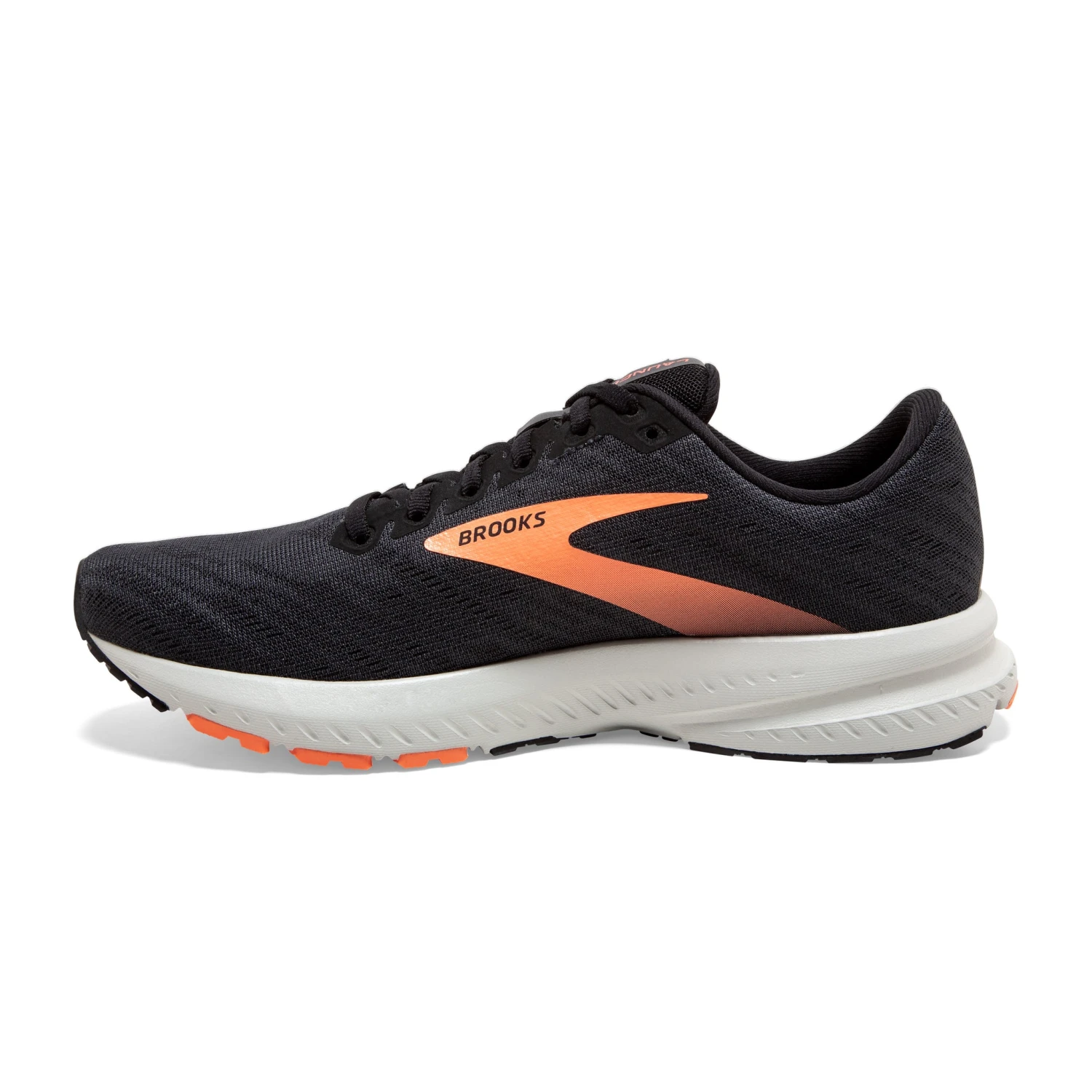 'Brooks' Women's Launch 7 - Black / Cantaloupe 8 'Brooks' Women's Launch 7 - Black / Cantaloupe - Image 6
