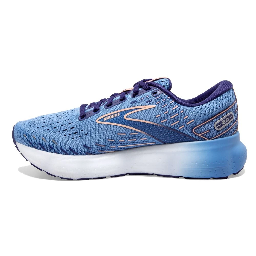 'Brooks' Women's Glycerin 20 - Blissful Blue / Peach / White 8 'Brooks' Women's Glycerin 20 - Blissful Blue / Peach / White - Image 6