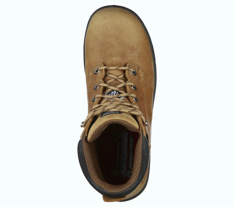 'Skechers' Men's 6" Argum Alkova EH WP Steel Toe - Brown / Tan 4 'Skechers' Men's 6" Argum Alkova EH WP Steel Toe - Brown / Tan - Image 2