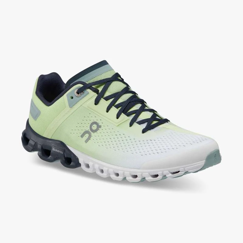 'On Running' Women's Cloudflow - Meadow / White 7 'On Running' Women's Cloudflow - Meadow / White - Image 5