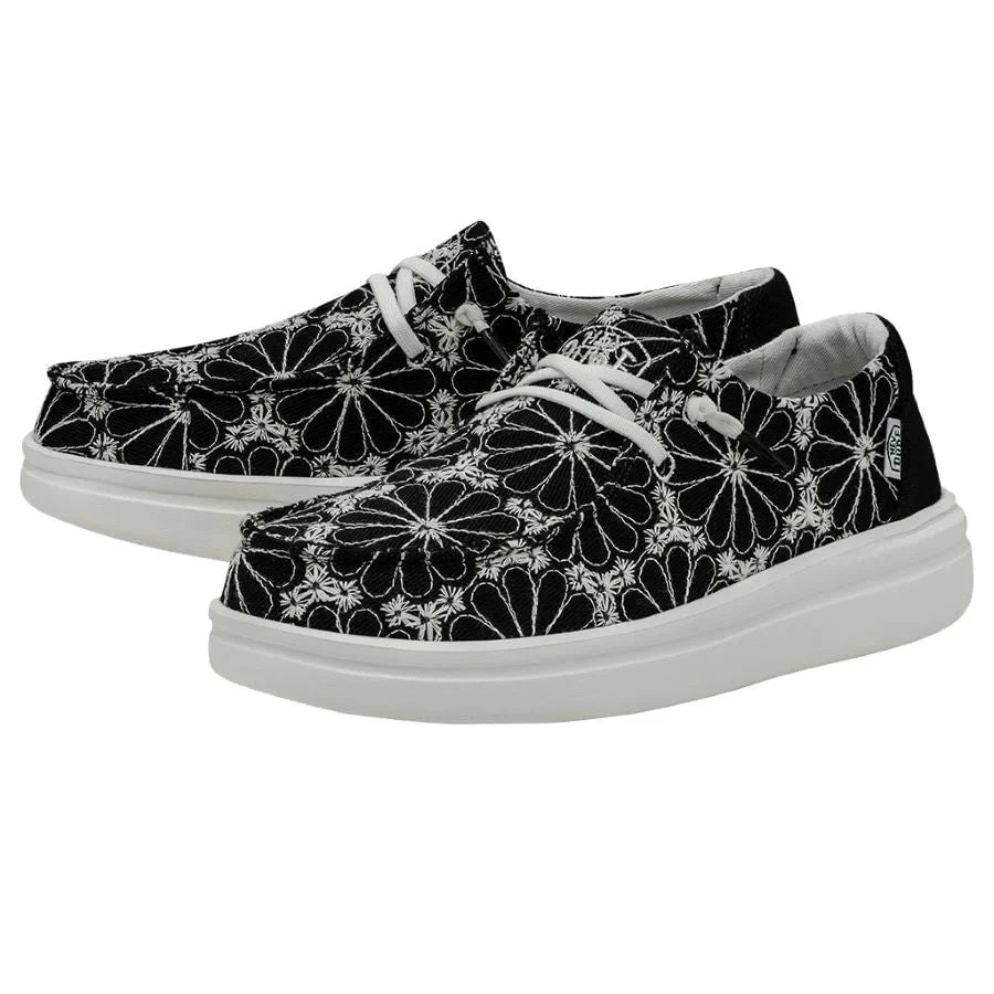 'Hey Dude' Women's Wendy Rise Eyelet - Black 3 'Hey Dude' Women's Wendy Rise Eyelet - Black