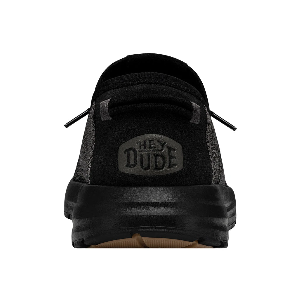 'Hey Dude' Men's Sirocco Sneaker - Black 7 'Hey Dude' Men's Sirocco Sneaker - Black - Image 5