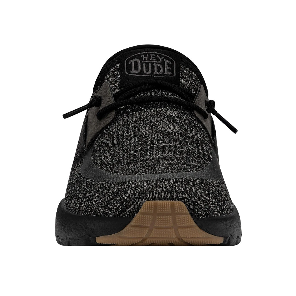 'Hey Dude' Men's Sirocco Sneaker - Black 6 'Hey Dude' Men's Sirocco Sneaker - Black - Image 4