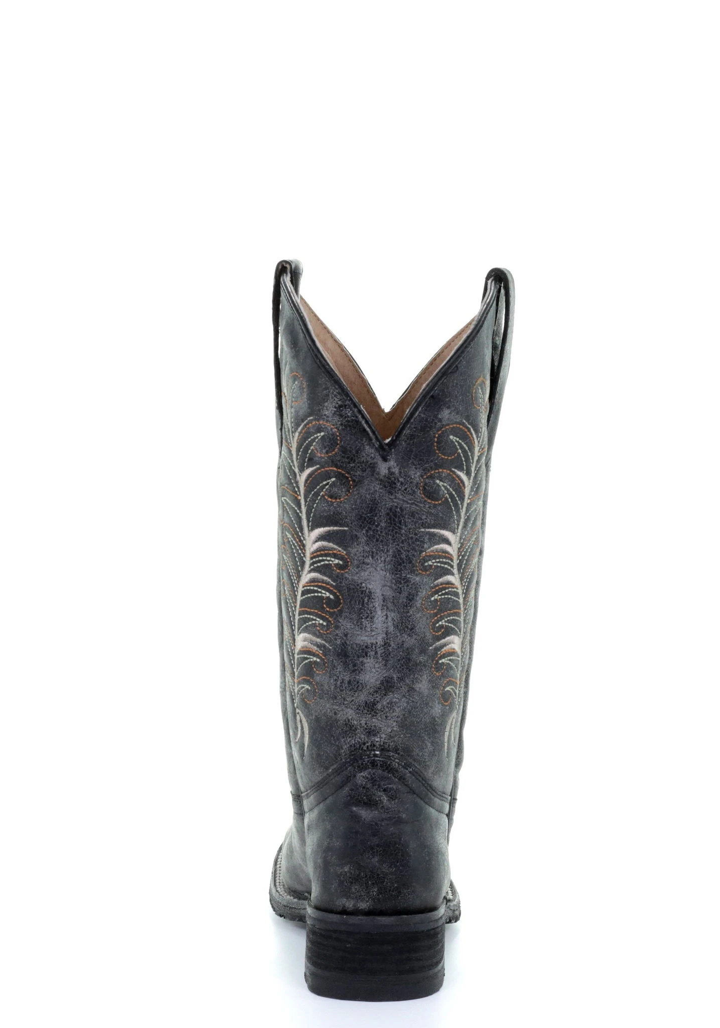 'Corral' Women's 12" Embroidered Western - Black / Sand 4 'Corral' Women's 12" Embroidered Western - Black / Sand - Image 3