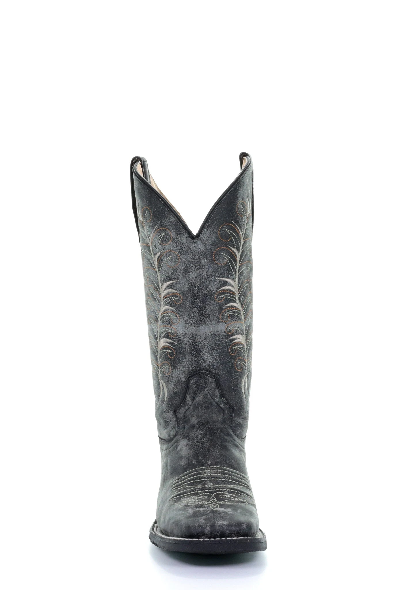 'Corral' Women's 12" Embroidered Western - Black / Sand 3 'Corral' Women's 12" Embroidered Western - Black / Sand - Image 2