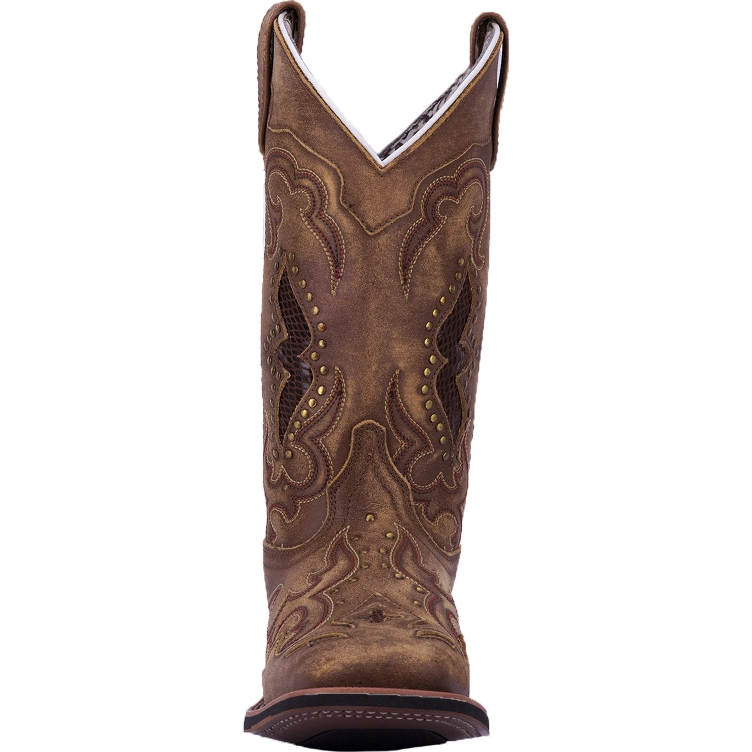 'Laredo' Women's 11" Spellbound Western Square Toe - Tan 6 'Laredo' Women's 11" Spellbound Western Square Toe - Tan - Image 4