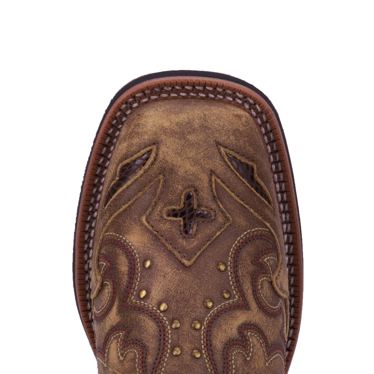 'Laredo' Women's 11" Spellbound Western Square Toe - Tan 4 'Laredo' Women's 11" Spellbound Western Square Toe - Tan - Image 2