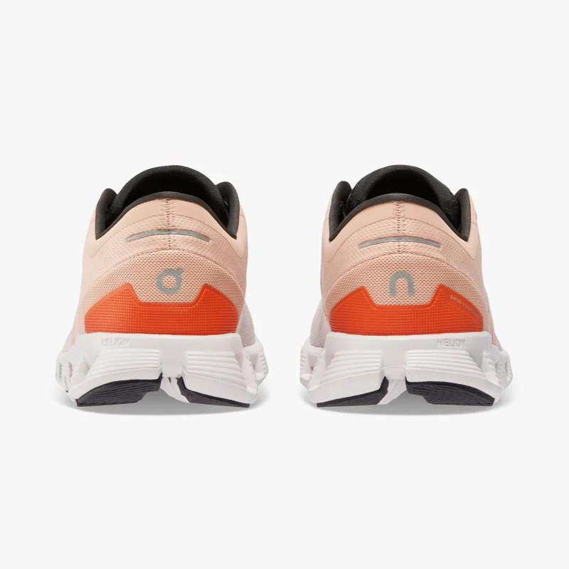 'On Running' Women's Cloud X 3 - Rose / Sand 7 'On Running' Women's Cloud X 3 - Rose / Sand - Image 5