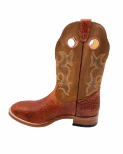 'Boulet' Men's 12" Western Round Toe - Utta Whisky / Grizzly Tan -Shoes Specialty Store 63276 1024x1024@2x