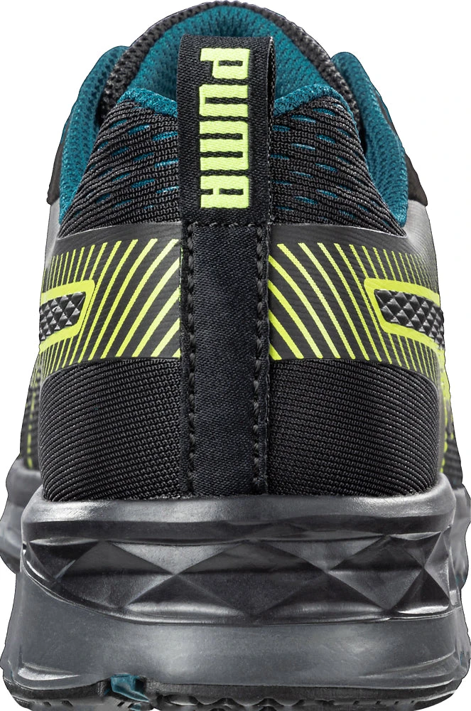 'Puma' Women's Fuse Knit Motion Protect EH Low Comp Toe - Black / Green 6 'Puma' Women's Fuse Knit Motion Protect EH Low Comp Toe - Black / Green - Image 4