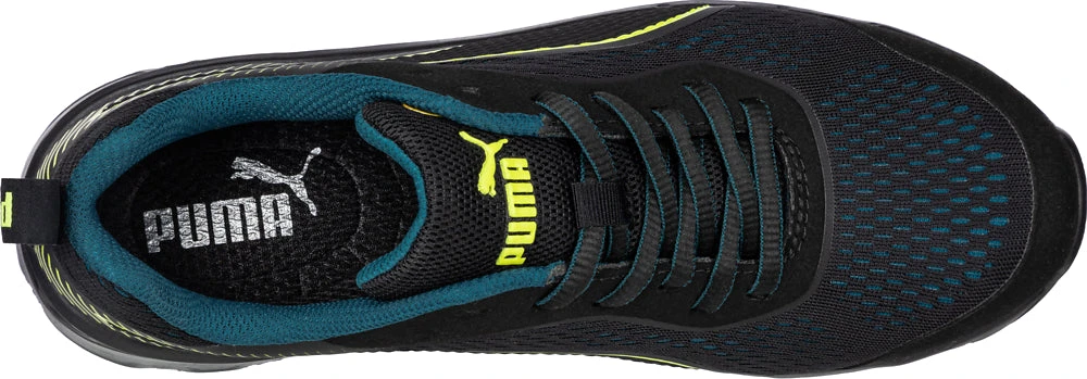 'Puma' Women's Fuse Knit Motion Protect EH Low Comp Toe - Black / Green 4 'Puma' Women's Fuse Knit Motion Protect EH Low Comp Toe - Black / Green - Image 2