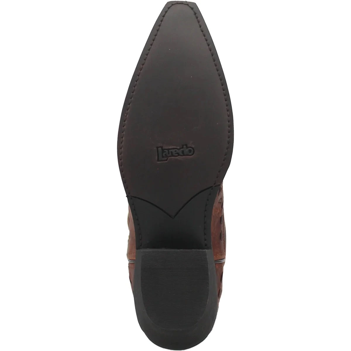 'Laredo' Men's 12" Ronnie Western Fashion Snip Toe - Rust 5 'Laredo' Men's 12" Ronnie Western Fashion Snip Toe - Rust - Image 3