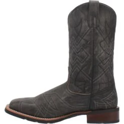 'Laredo' Men's 12" Axel Western Square Toe - Charcoal Black 15 'Laredo' Men's 12" Axel Western Square Toe - Charcoal Black -Shoes Specialty Store 7927 3 1024x1024@2x