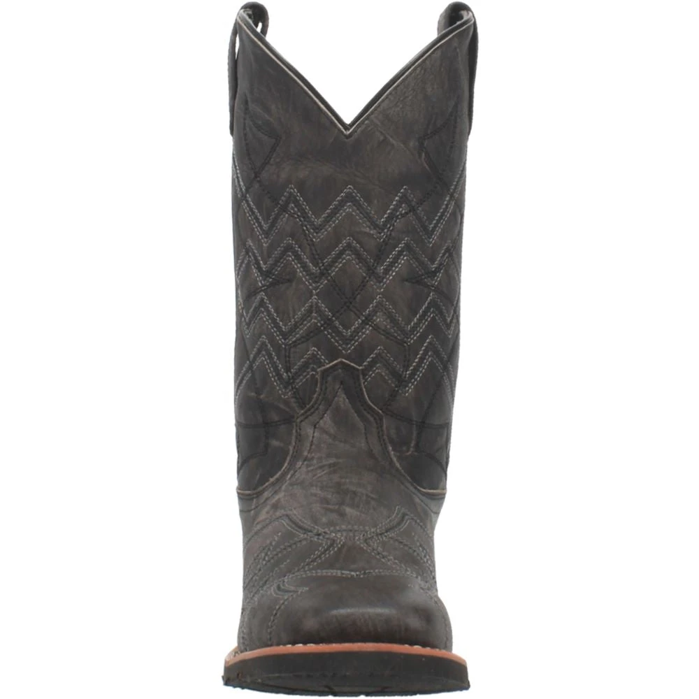 'Laredo' Men's 12" Axel Western Square Toe - Charcoal Black 6 'Laredo' Men's 12" Axel Western Square Toe - Charcoal Black - Image 4