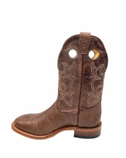 'Boulet' Men's 12" Roper Western Round Toe - Shoulder Noce Taurus / Organza Brown -Shoes Specialty Store 82096 1024x1024@2x
