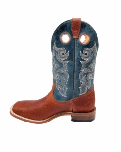 'Boulet' Men's 13" Western Square Toe - Utta Whisky / Puma Turqueza -Shoes Specialty Store 92936 1024x1024@2x