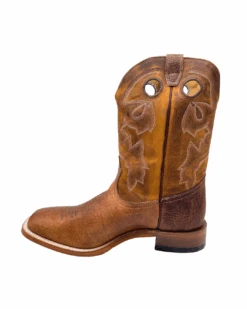 'Boulet' Men's 12" Saddle Vamp Western Square Toe - Shrunken Bomber / Ambergold -Shoes Specialty Store 93456 1024x1024@2x