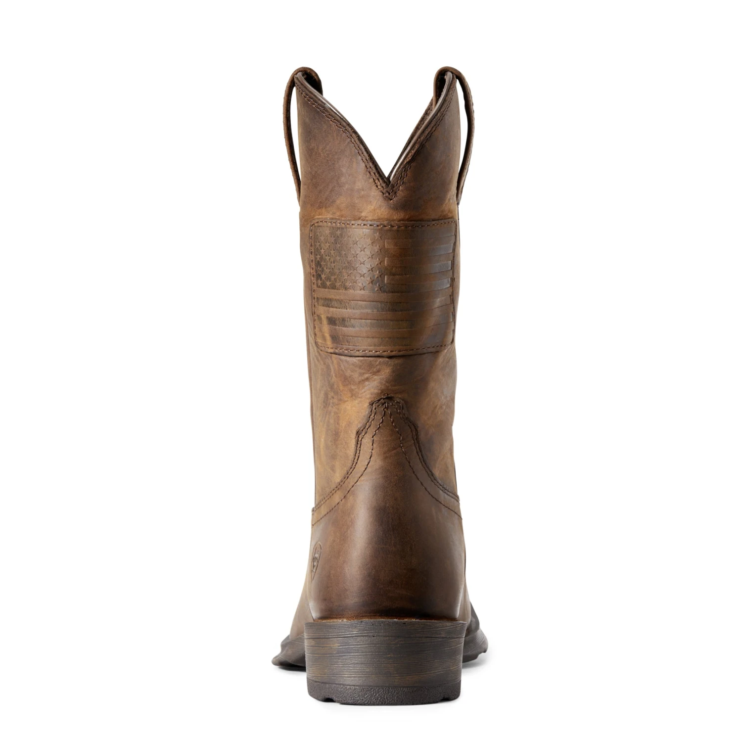 'Ariat' Men's 11" Rambler Patriot Square Toe - Brown 5 'Ariat' Men's 11" Rambler Patriot Square Toe - Brown - Image 3