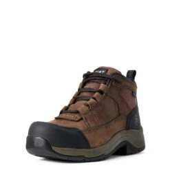 'Ariat' Women's Telluride WP Comp Toe - Brown 11 'Ariat' Women's Telluride WP Comp Toe - Brown -Shoes Specialty Store F19 WMS WORK Couto 10029481 3 4 front 1024x1024@2x