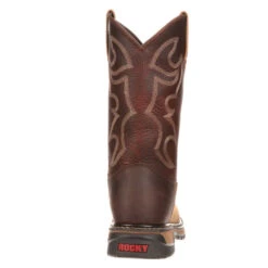 'Rocky' Men's 10" Original Ride Branson Roper WP Round Toe - Tan / Bridle Brown 13 'Rocky' Men's 10" Original Ride Branson Roper WP Round Toe - Tan / Bridle Brown -Shoes Specialty Store FQ0002732 back 1024x1024@2x