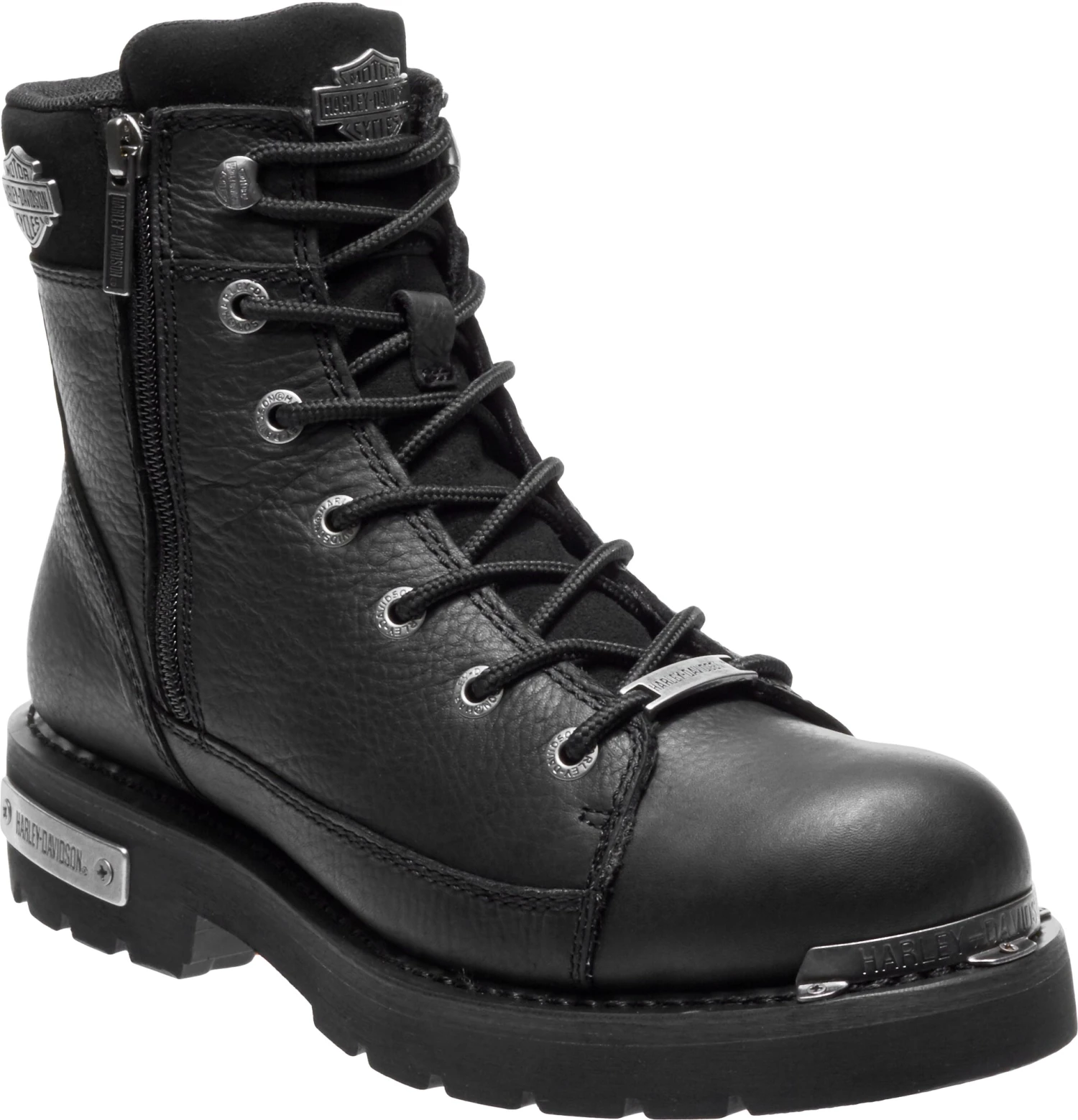 'Harley Davidson' Men's 5.75" Chipman Zip Boot - Black 4 'Harley Davidson' Men's 5.75" Chipman Zip Boot - Black - Image 2