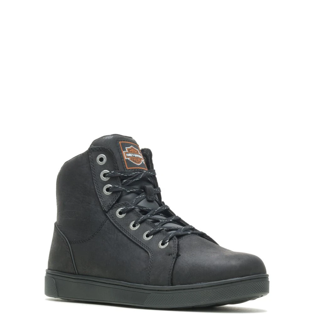 'Harley Davidson' Men's 4.75" Watkins Riding Sneaker - Black 8 'Harley Davidson' Men's 4.75" Watkins Riding Sneaker - Black - Image 6