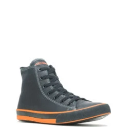 'Harley Davidson' Men's 4.25" Nathan Hi-Top Sneaker - Black -Shoes Specialty Store HDM D93816 101221 F15 045 1024x1024@2x