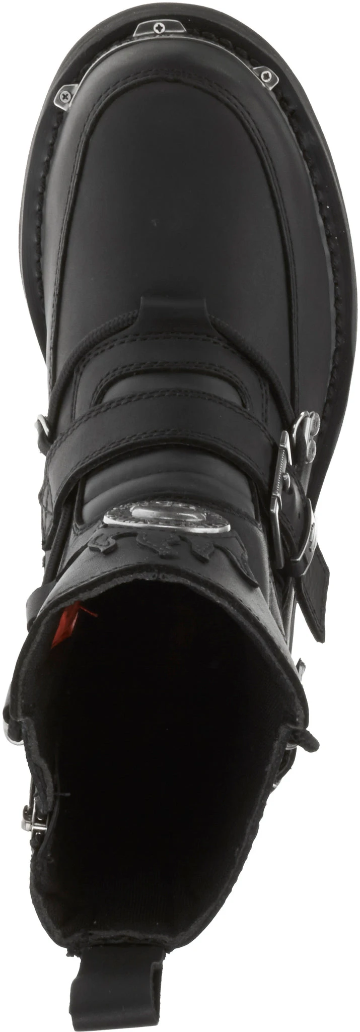 'Harley Davidson' Men's 6" Distortion Skull Zip Boot - Black 11 'Harley Davidson' Men's 6" Distortion Skull Zip Boot - Black - Image 9