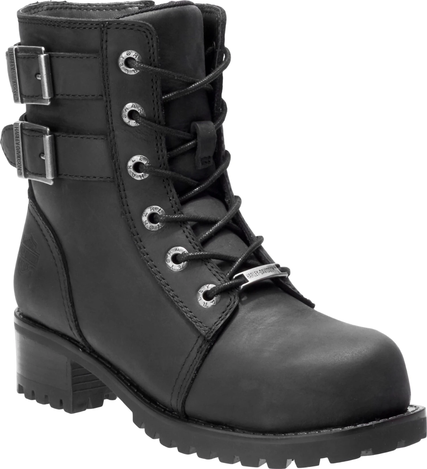'Harley Davidson' Women's Archer Steel Toe Boot - Black 4 'Harley Davidson' Women's Archer Steel Toe Boot - Black - Image 2
