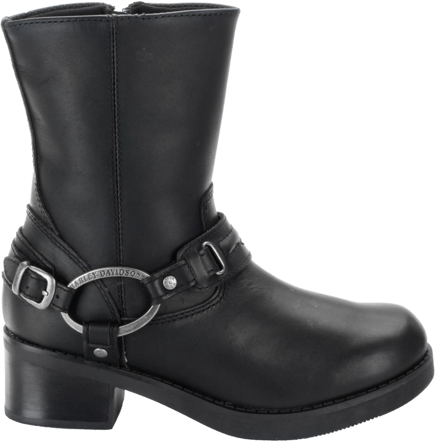 'Harley Davidson' Women's 8" Christa Harness Boot - Black 3 'Harley Davidson' Women's 8" Christa Harness Boot - Black
