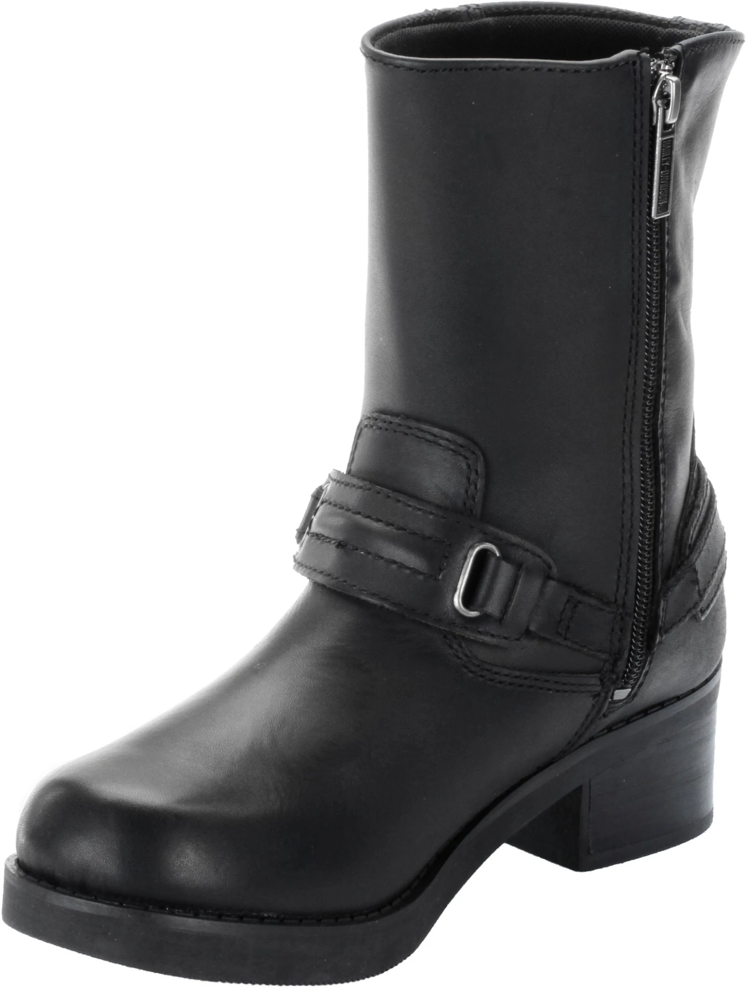 'Harley Davidson' Women's 8" Christa Harness Boot - Black 6 'Harley Davidson' Women's 8" Christa Harness Boot - Black - Image 4