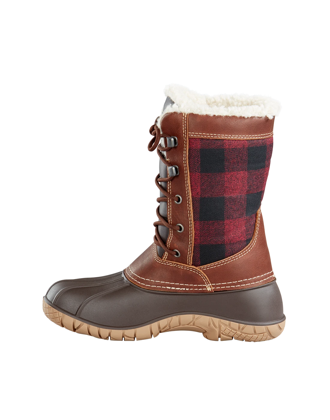 'Baffin' Women's Jasper Insulated WP Boot - Red / Black Plaid 9 'Baffin' Women's Jasper Insulated WP Boot - Red / Black Plaid - Image 7