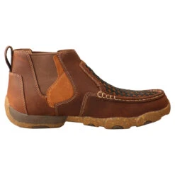 'Twisted X' Men's 4" Chelsea Basket Weave Driving Moc - Oiled Saddle -Shoes Specialty Store MDMG005 RT 4800x4800 95517.1618263309 1024x1024@2x