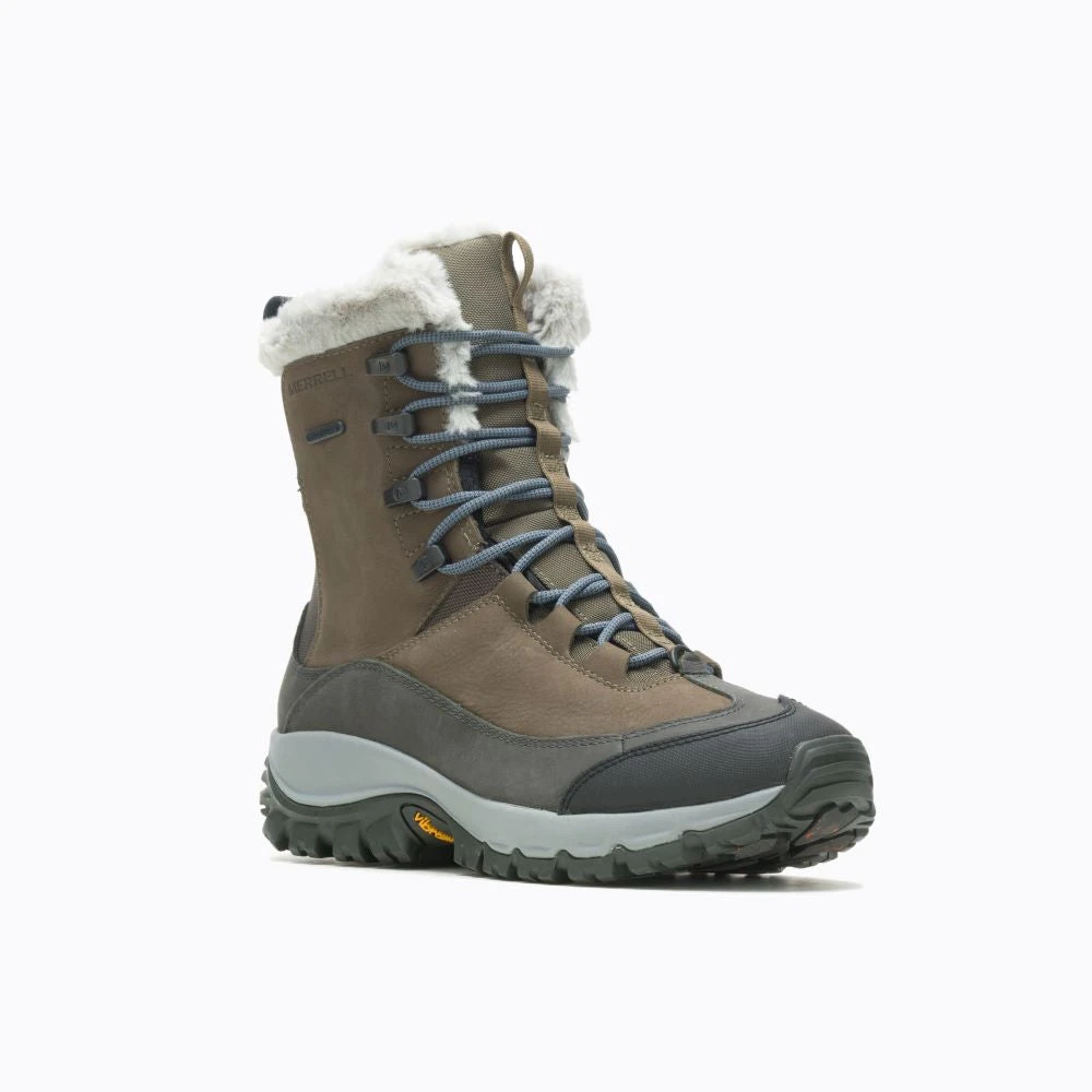'Merrell' Women's Thermo Rhea 200GR WP Winter Mid Hiker - Olive 7 'Merrell' Women's Thermo Rhea 200GR WP Winter Mid Hiker - Olive - Image 5