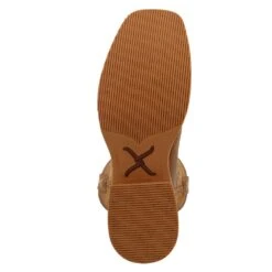 'Twisted X' Men's 11" Tech X™ Western Square Toe - Saddle / Rustic Orange -Shoes Specialty Store MXTR005.09 4800x4800 R 1024x1024@2x