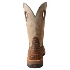 'Twisted X' Men's 12" Tech-X Cellstretch Western Square Toe - Brown / Grey -Shoes Specialty Store MXW0003 BK 4800x4800 99ed2e89 3394 47ef b057 377339c95fa3 1024x1024@2x