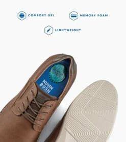 'Nunn Bush' Men's Baybridge Plain Toe Oxford - Brown -Shoes Specialty Store NunnBush Spring 2021 84903 200 ALT T 1024x1024@2x