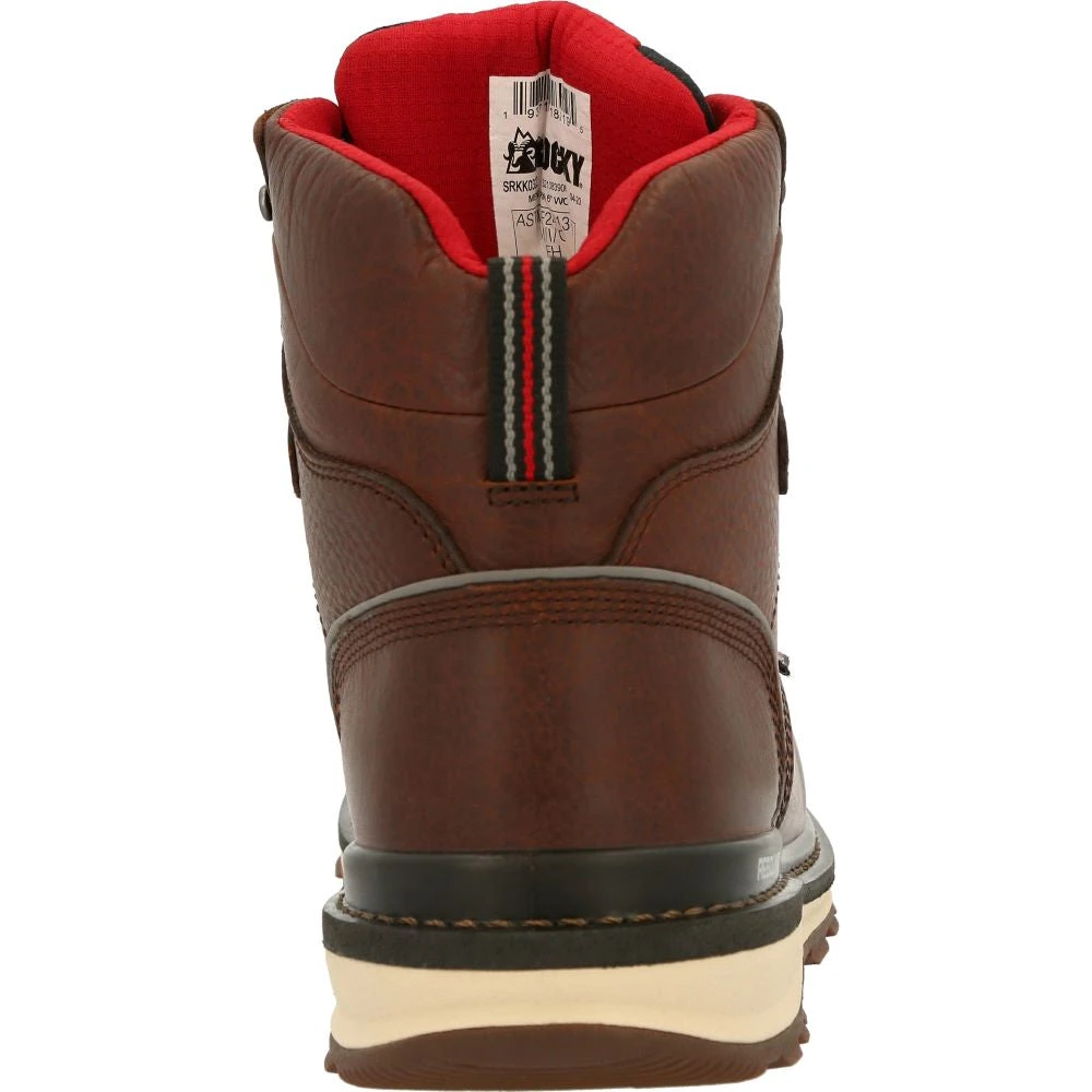 'Rocky'' Men's 6" Rams Horn EH WP Comp Toe Wedge - Brown 7 'Rocky'' Men's 6" Rams Horn EH WP Comp Toe Wedge - Brown - Image 5